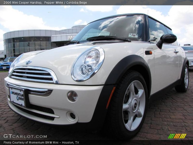 Pepper White / Cordoba Beige 2006 Mini Cooper Hardtop
