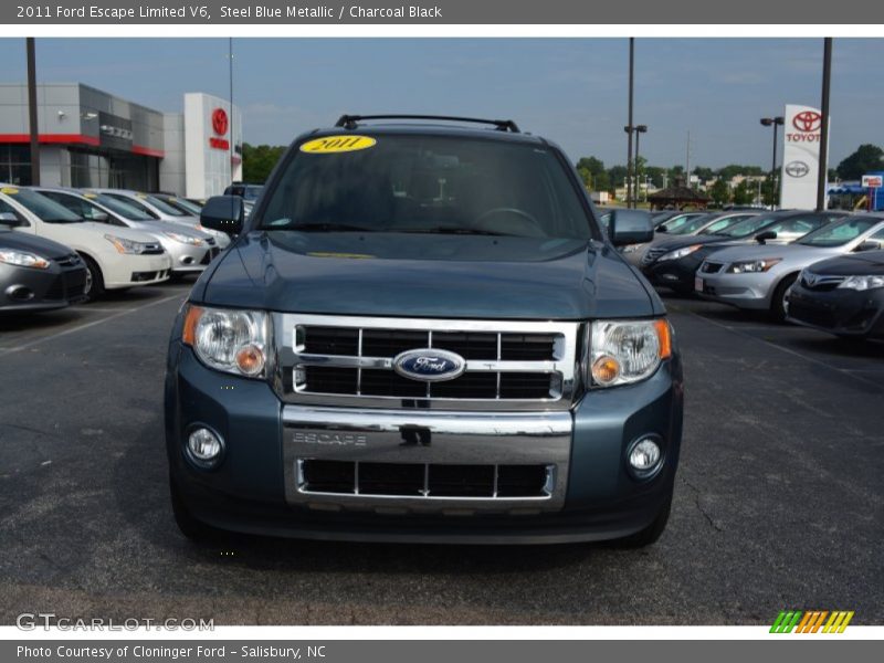 Steel Blue Metallic / Charcoal Black 2011 Ford Escape Limited V6