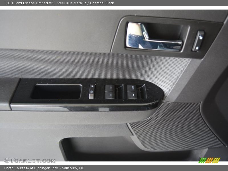 Steel Blue Metallic / Charcoal Black 2011 Ford Escape Limited V6