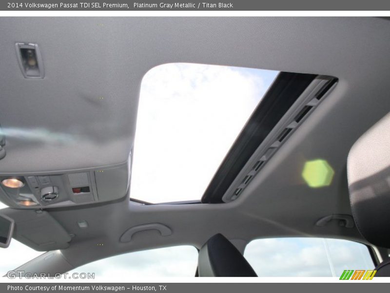 Platinum Gray Metallic / Titan Black 2014 Volkswagen Passat TDI SEL Premium
