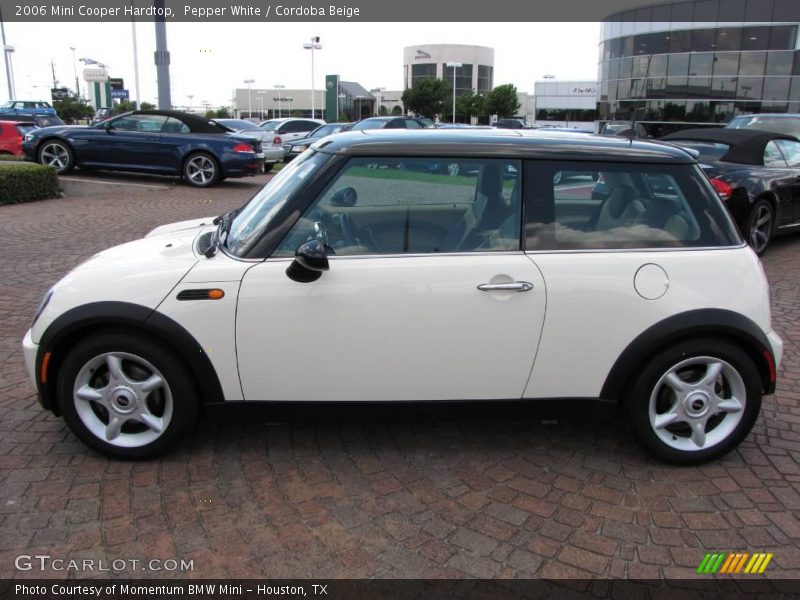 Pepper White / Cordoba Beige 2006 Mini Cooper Hardtop