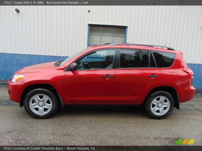 Barcelona Red Metallic / Ash 2012 Toyota RAV4 I4 4WD