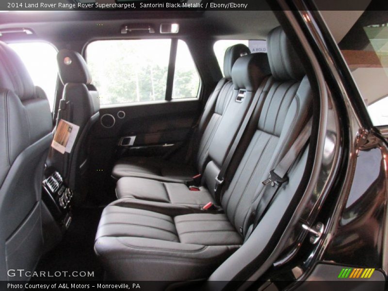 Santorini Black Metallic / Ebony/Ebony 2014 Land Rover Range Rover Supercharged