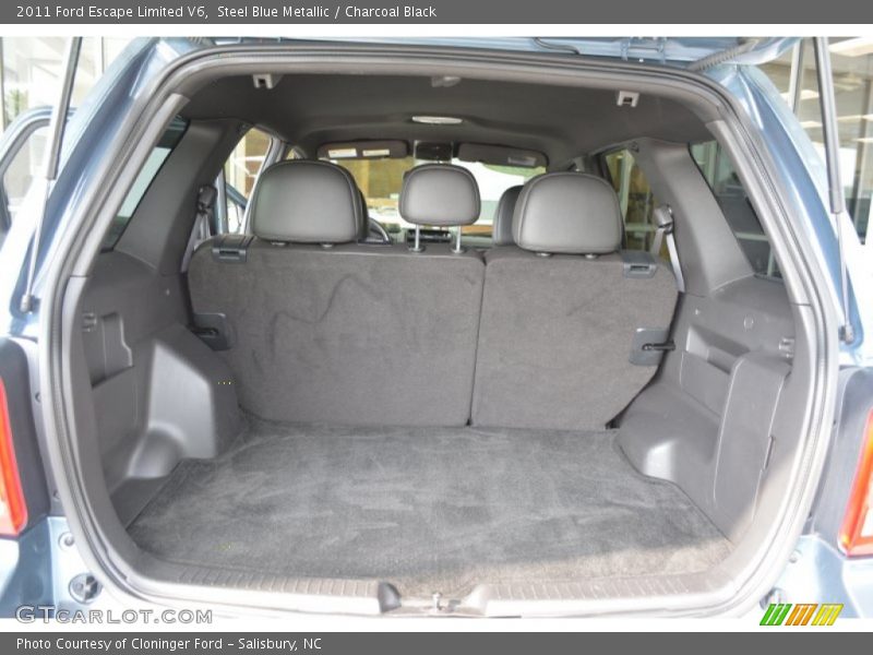 Steel Blue Metallic / Charcoal Black 2011 Ford Escape Limited V6