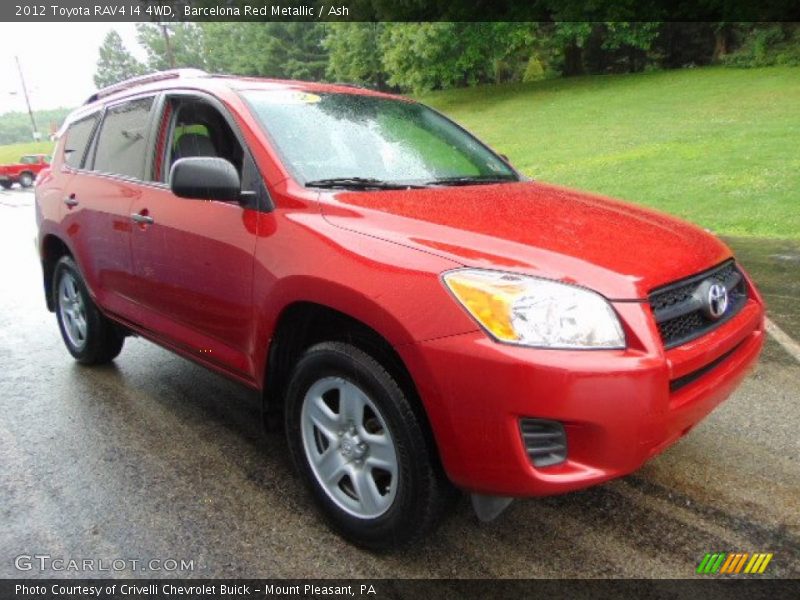 Barcelona Red Metallic / Ash 2012 Toyota RAV4 I4 4WD