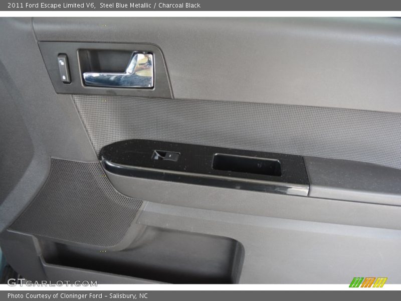 Steel Blue Metallic / Charcoal Black 2011 Ford Escape Limited V6