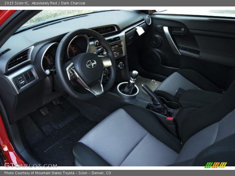 Absolutely Red / Dark Charcoal 2015 Scion tC