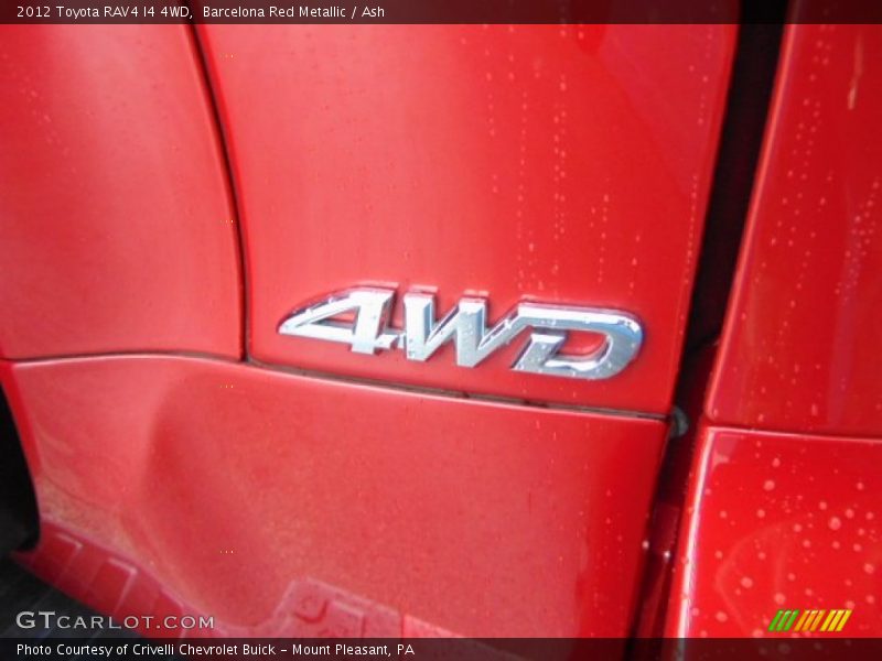 Barcelona Red Metallic / Ash 2012 Toyota RAV4 I4 4WD