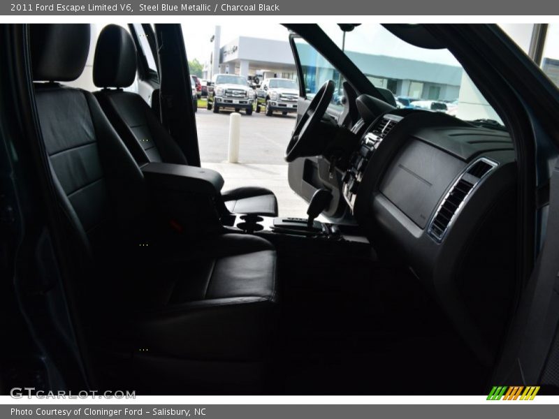 Steel Blue Metallic / Charcoal Black 2011 Ford Escape Limited V6