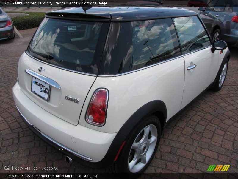 Pepper White / Cordoba Beige 2006 Mini Cooper Hardtop
