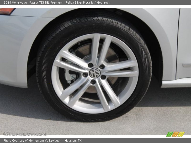 Reflex Silver Metallic / Moonrock 2014 Volkswagen Passat TDI SEL Premium