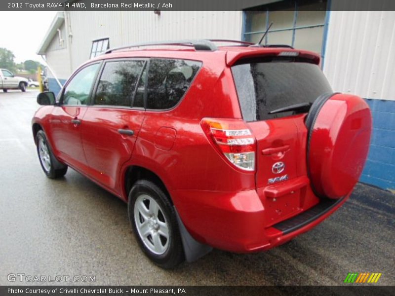 Barcelona Red Metallic / Ash 2012 Toyota RAV4 I4 4WD