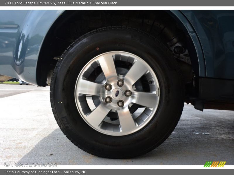 Steel Blue Metallic / Charcoal Black 2011 Ford Escape Limited V6