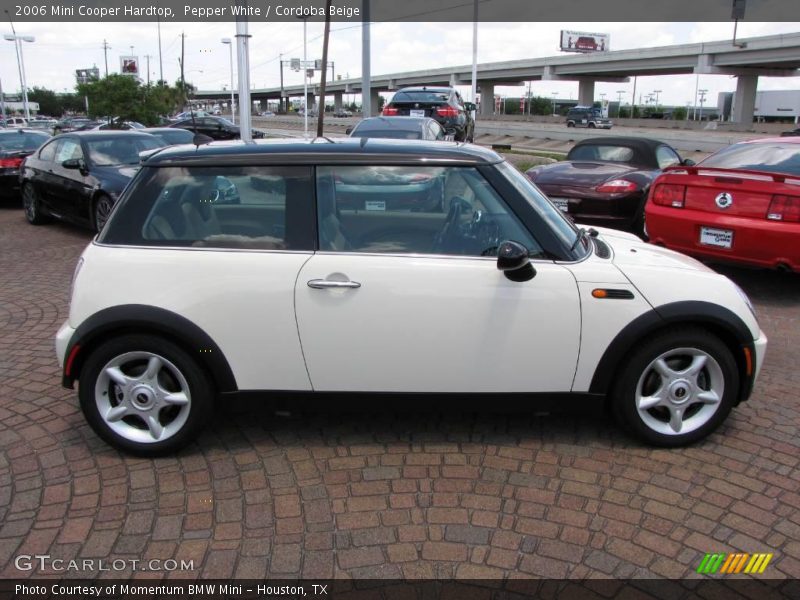 Pepper White / Cordoba Beige 2006 Mini Cooper Hardtop