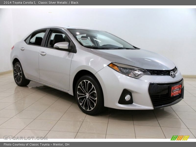 Classic Silver Metallic / Black 2014 Toyota Corolla S