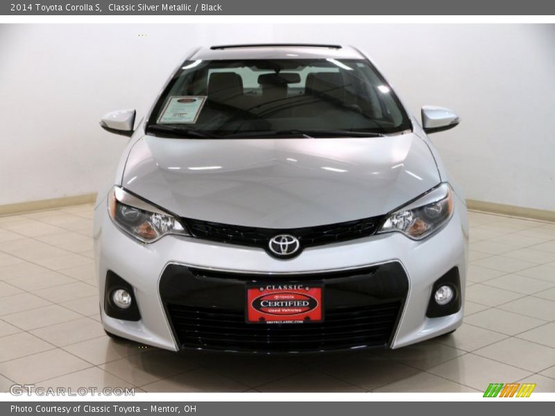Classic Silver Metallic / Black 2014 Toyota Corolla S