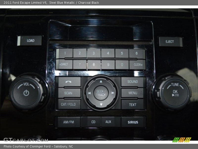 Steel Blue Metallic / Charcoal Black 2011 Ford Escape Limited V6