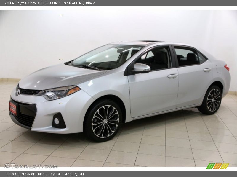 Classic Silver Metallic / Black 2014 Toyota Corolla S