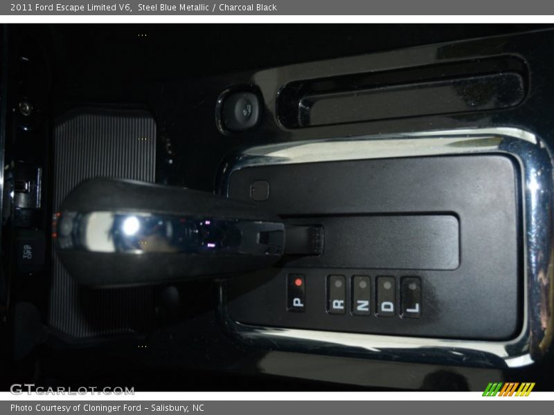 Steel Blue Metallic / Charcoal Black 2011 Ford Escape Limited V6