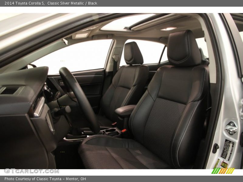 Classic Silver Metallic / Black 2014 Toyota Corolla S
