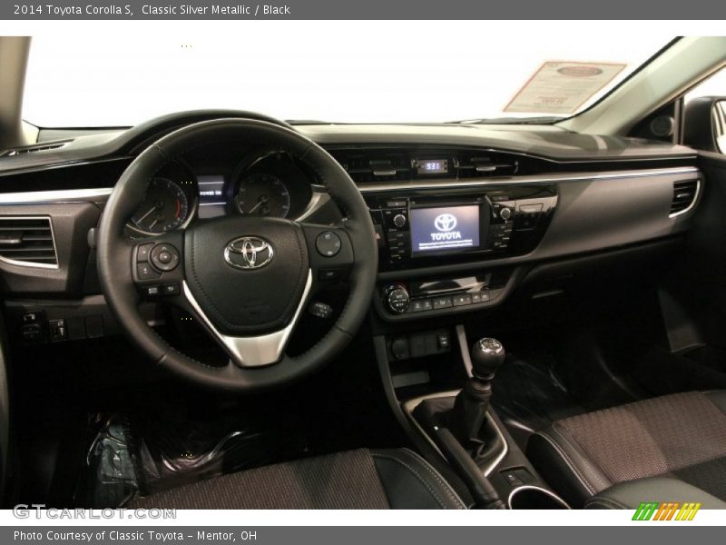 Dashboard of 2014 Corolla S