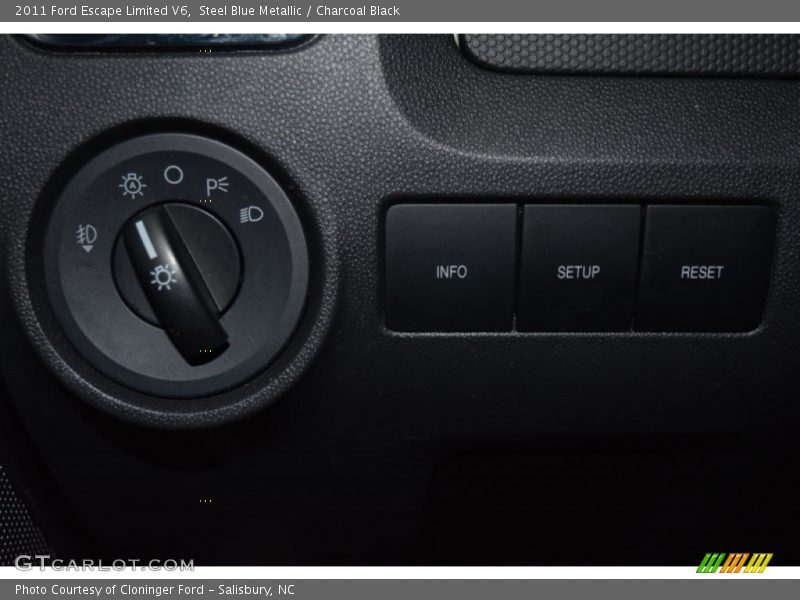 Steel Blue Metallic / Charcoal Black 2011 Ford Escape Limited V6