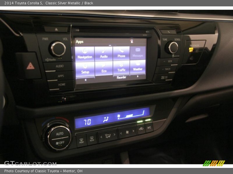 Classic Silver Metallic / Black 2014 Toyota Corolla S