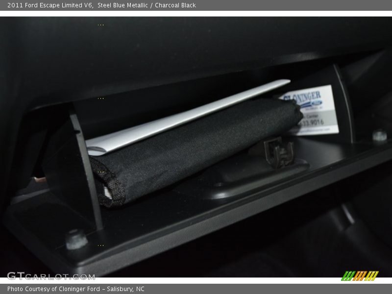 Steel Blue Metallic / Charcoal Black 2011 Ford Escape Limited V6