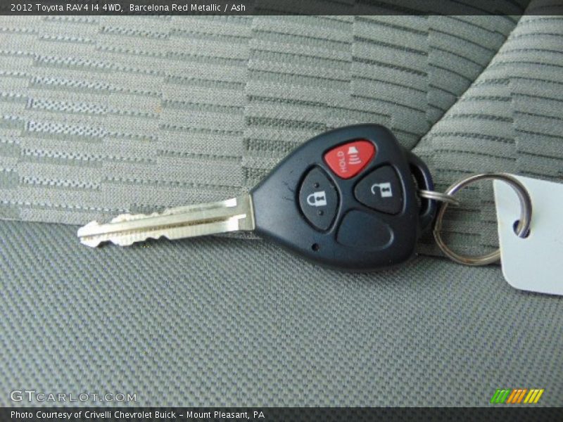 Barcelona Red Metallic / Ash 2012 Toyota RAV4 I4 4WD
