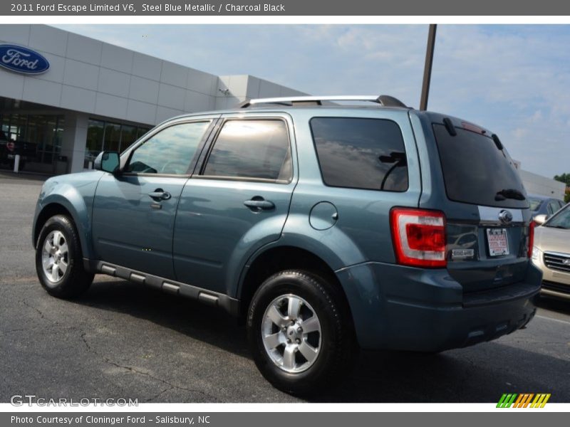 Steel Blue Metallic / Charcoal Black 2011 Ford Escape Limited V6
