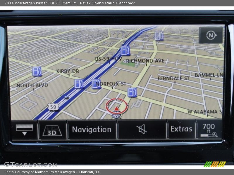 Reflex Silver Metallic / Moonrock 2014 Volkswagen Passat TDI SEL Premium