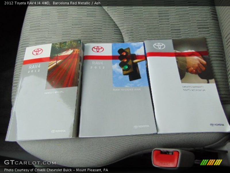 Barcelona Red Metallic / Ash 2012 Toyota RAV4 I4 4WD