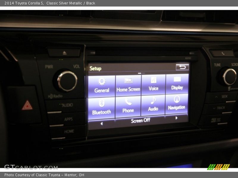 Classic Silver Metallic / Black 2014 Toyota Corolla S