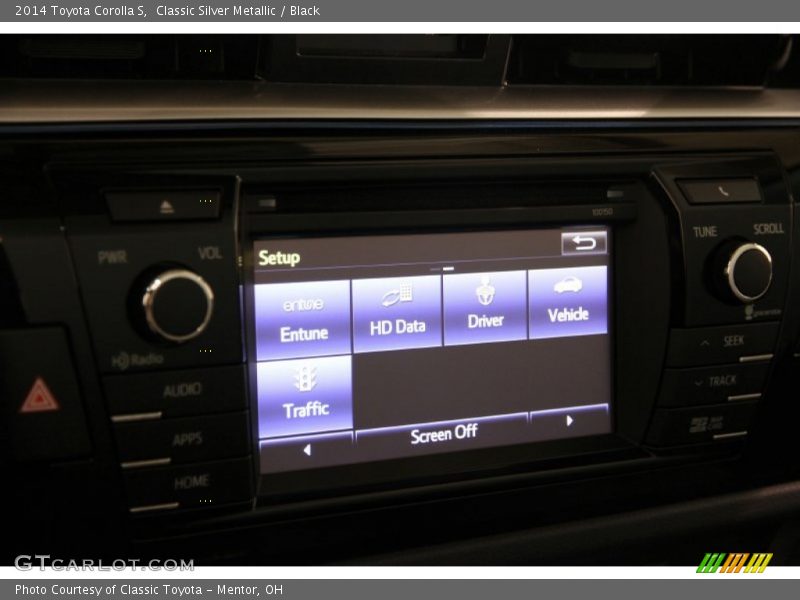 Classic Silver Metallic / Black 2014 Toyota Corolla S