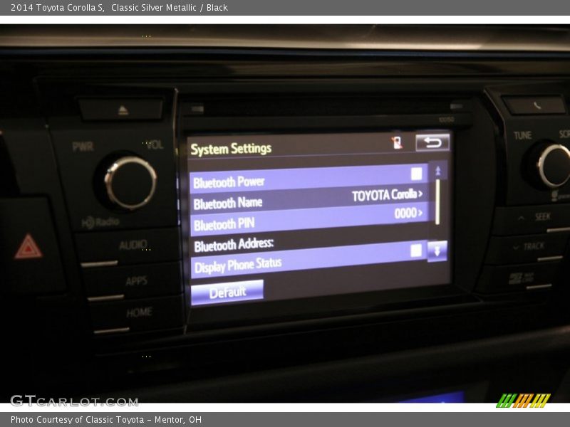 Classic Silver Metallic / Black 2014 Toyota Corolla S