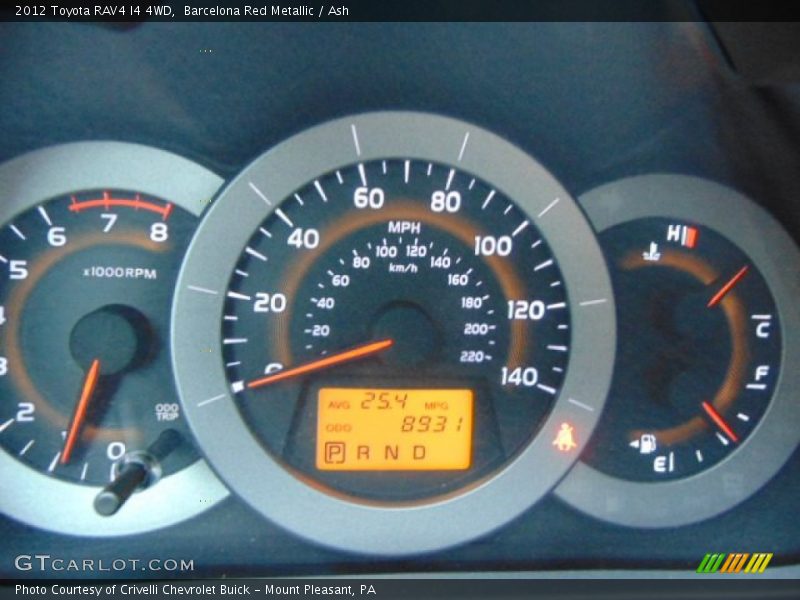 Barcelona Red Metallic / Ash 2012 Toyota RAV4 I4 4WD