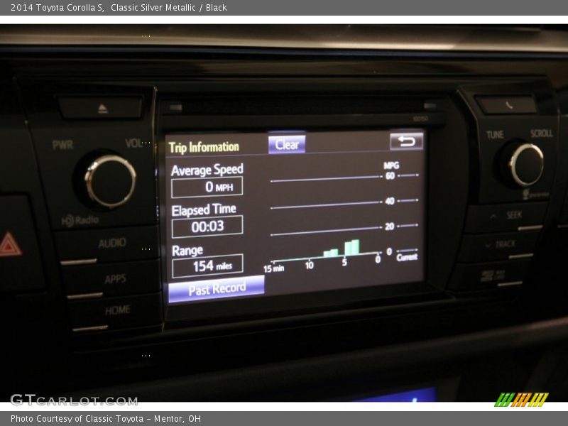 Classic Silver Metallic / Black 2014 Toyota Corolla S