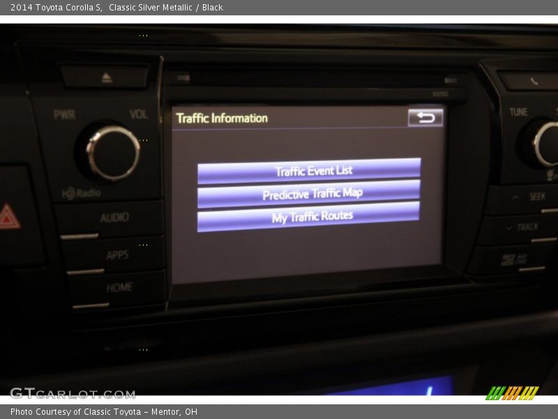 Classic Silver Metallic / Black 2014 Toyota Corolla S