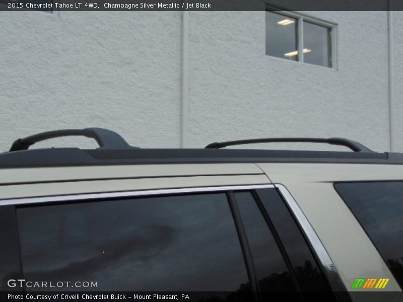 Champagne Silver Metallic / Jet Black 2015 Chevrolet Tahoe LT 4WD