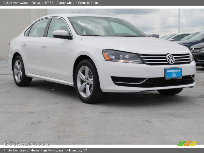 Candy White / Cornsilk Beige 2014 Volkswagen Passat 1.8T SE