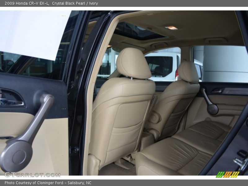 Crystal Black Pearl / Ivory 2009 Honda CR-V EX-L