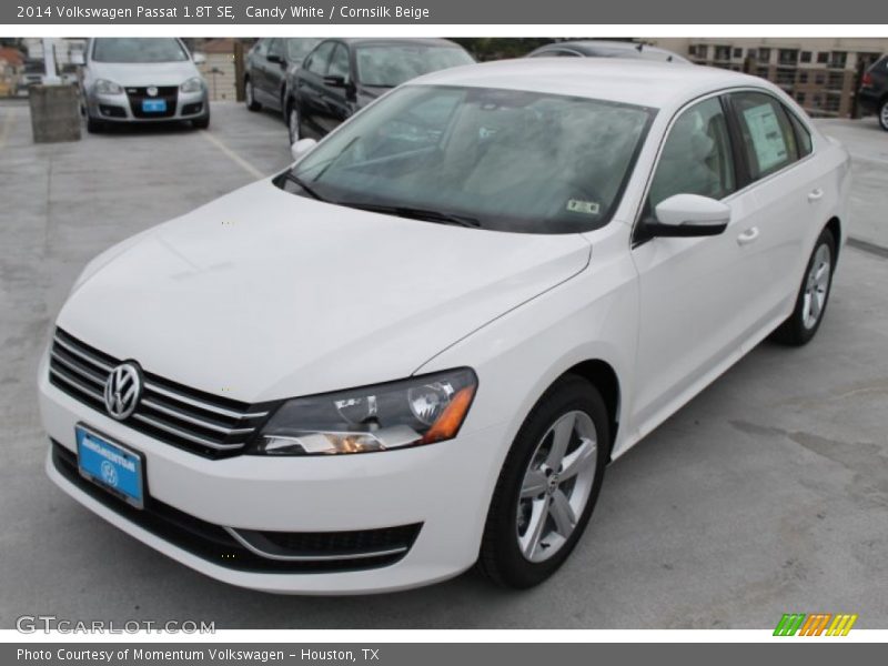 Candy White / Cornsilk Beige 2014 Volkswagen Passat 1.8T SE