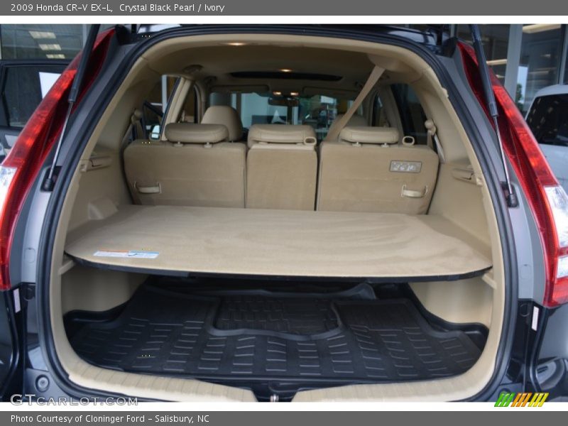 Crystal Black Pearl / Ivory 2009 Honda CR-V EX-L