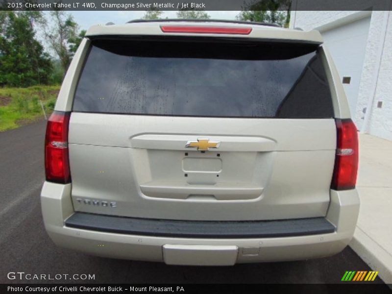 Champagne Silver Metallic / Jet Black 2015 Chevrolet Tahoe LT 4WD