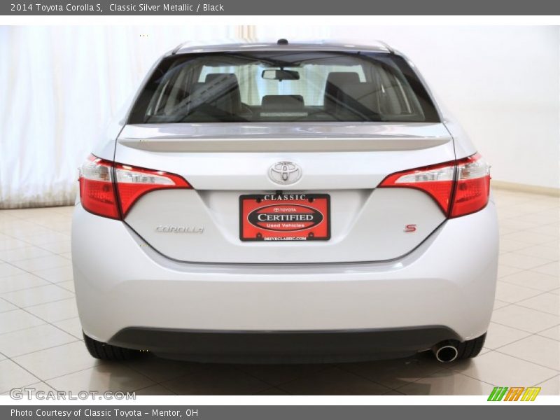 Classic Silver Metallic / Black 2014 Toyota Corolla S