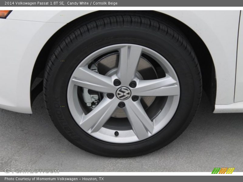 Candy White / Cornsilk Beige 2014 Volkswagen Passat 1.8T SE