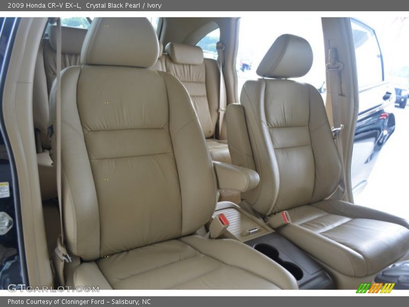 Crystal Black Pearl / Ivory 2009 Honda CR-V EX-L
