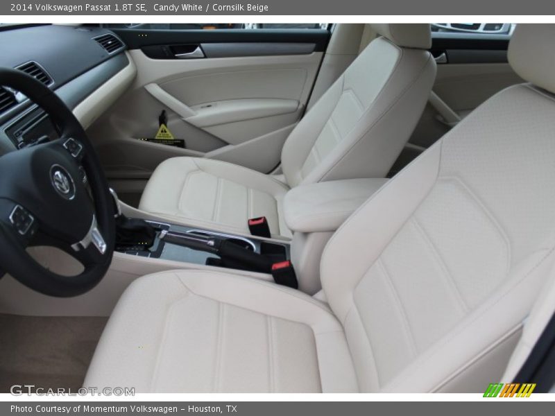 Candy White / Cornsilk Beige 2014 Volkswagen Passat 1.8T SE