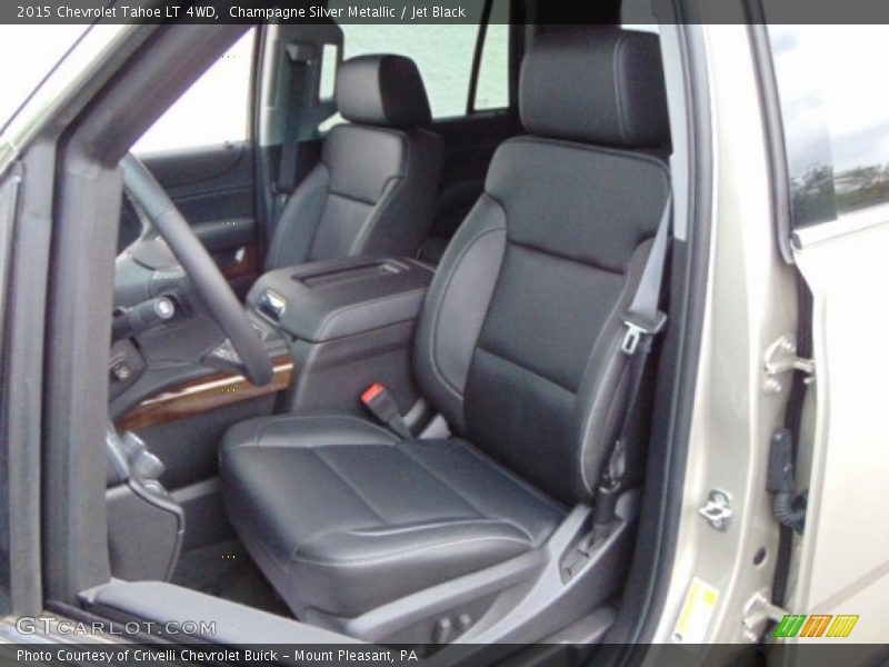 Champagne Silver Metallic / Jet Black 2015 Chevrolet Tahoe LT 4WD