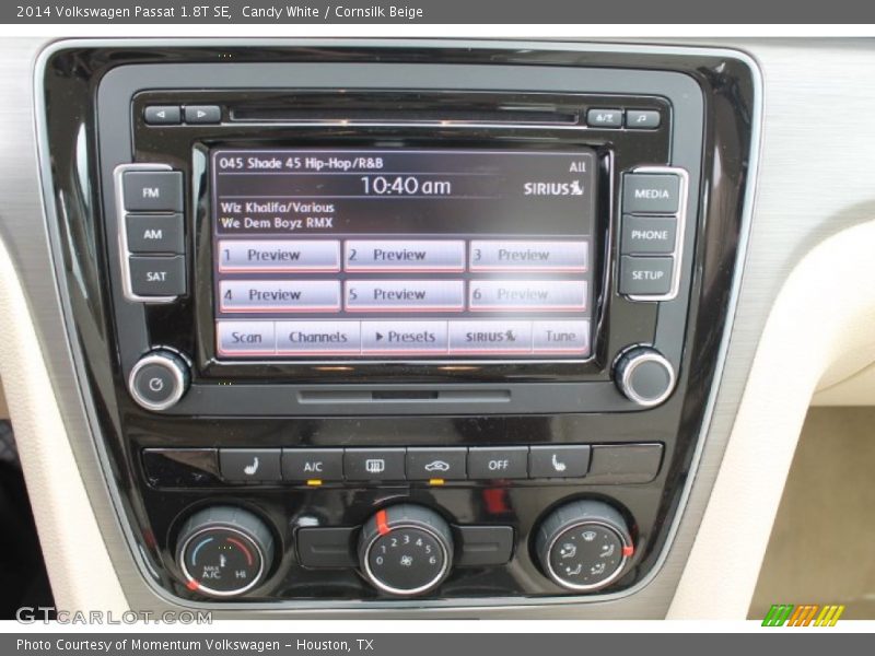 Candy White / Cornsilk Beige 2014 Volkswagen Passat 1.8T SE